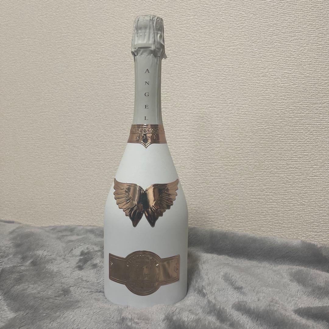 【新品未開封】ANGEL シャンパン ホワイトボトル ケース付き