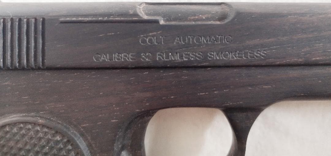 ブローニングＭ1903黒檀模型 手作 1/1スケール 新品