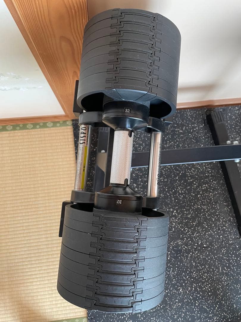 【直接引渡】フレックスベル可変ダンベルセット32kg 4kg刻み　ラック付き