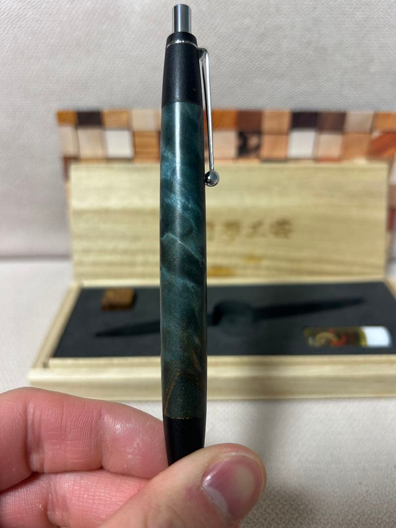 野原工芸　スタビライズドウッド　楓瘤　スタンダードボールペン