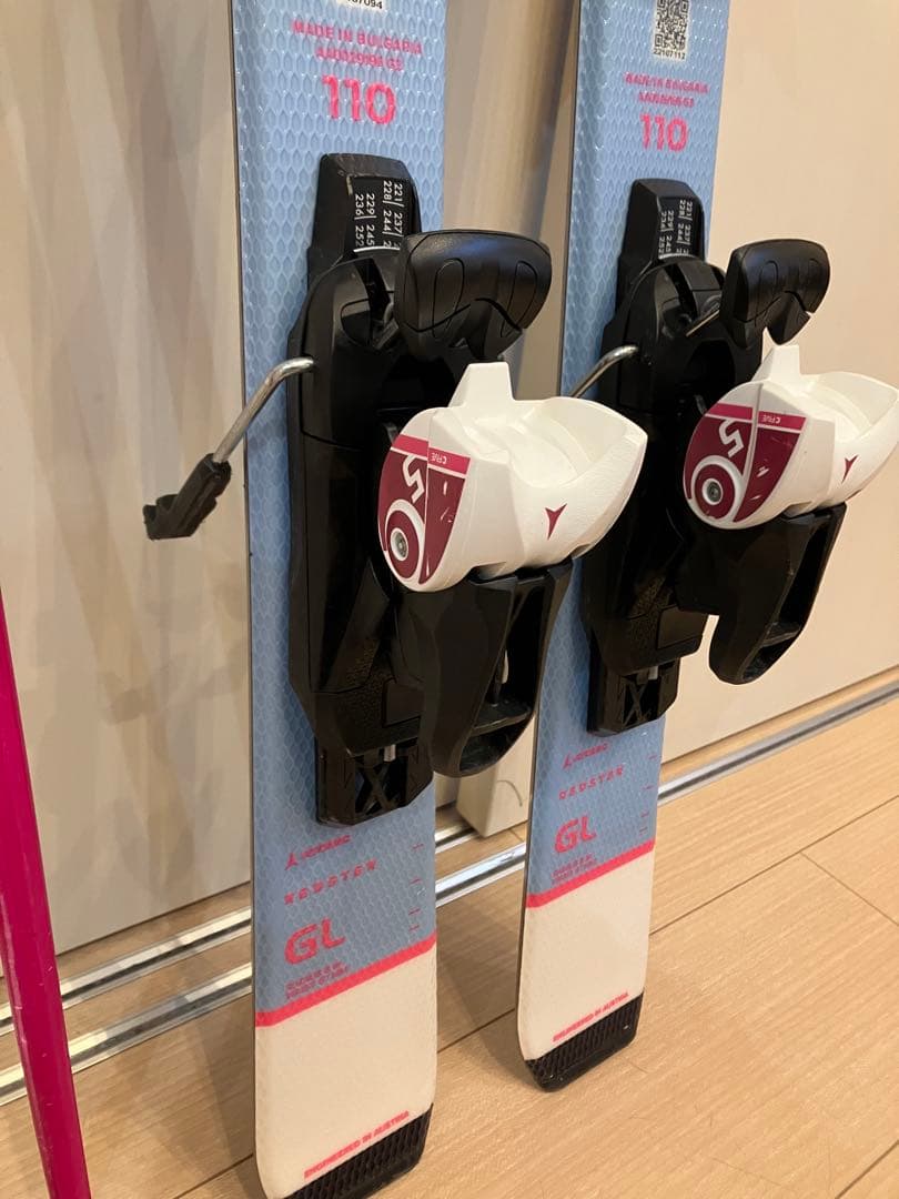 ATOMIC スキー板 110センチ&ストックセット