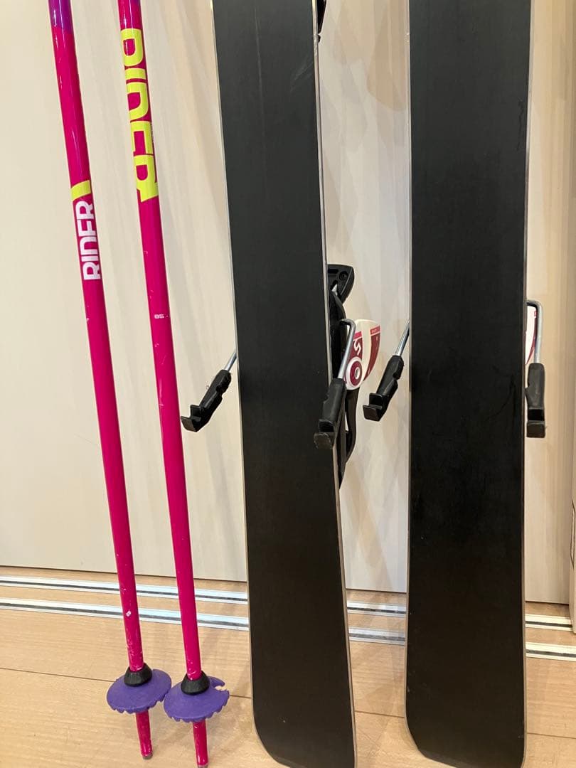 ATOMIC スキー板 110センチ&ストックセット