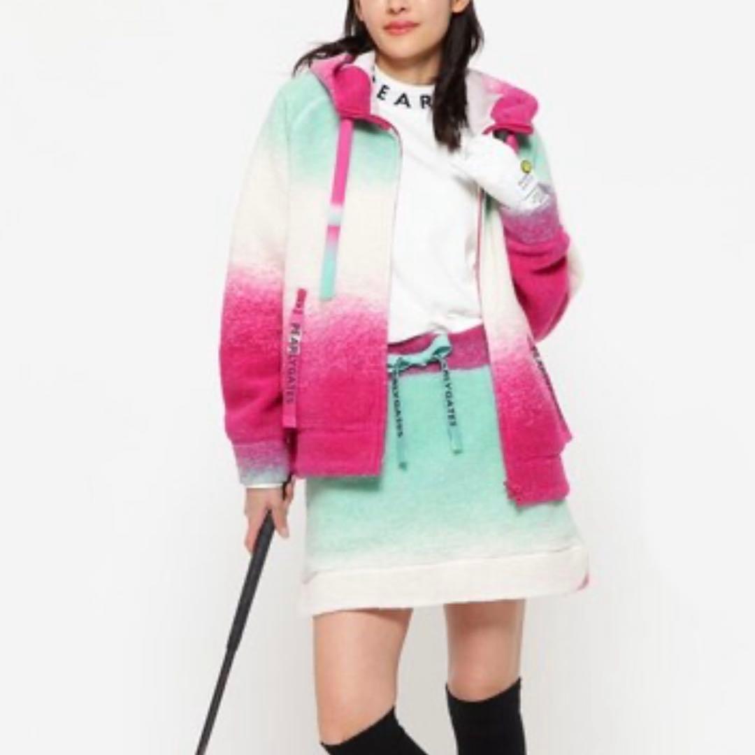 専用セットアップ】パーリーゲイツ　スライバーニット　フーディジャケット　スカート