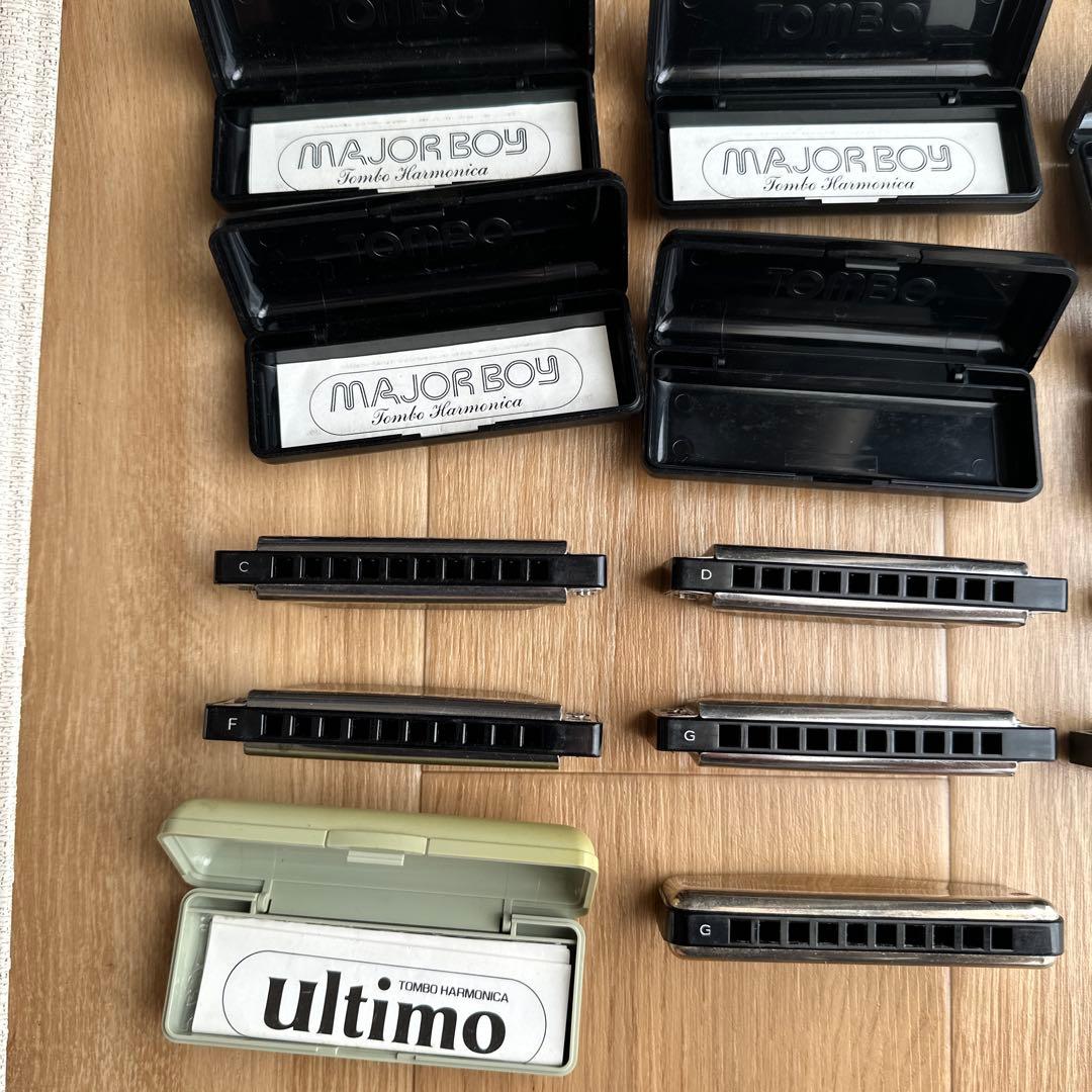 MAJOR BOY & ULTIMO ブルースハープ　ハーモニカ7本セット