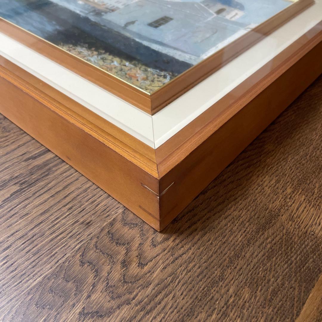 平井和夫 ミコノス島　油絵