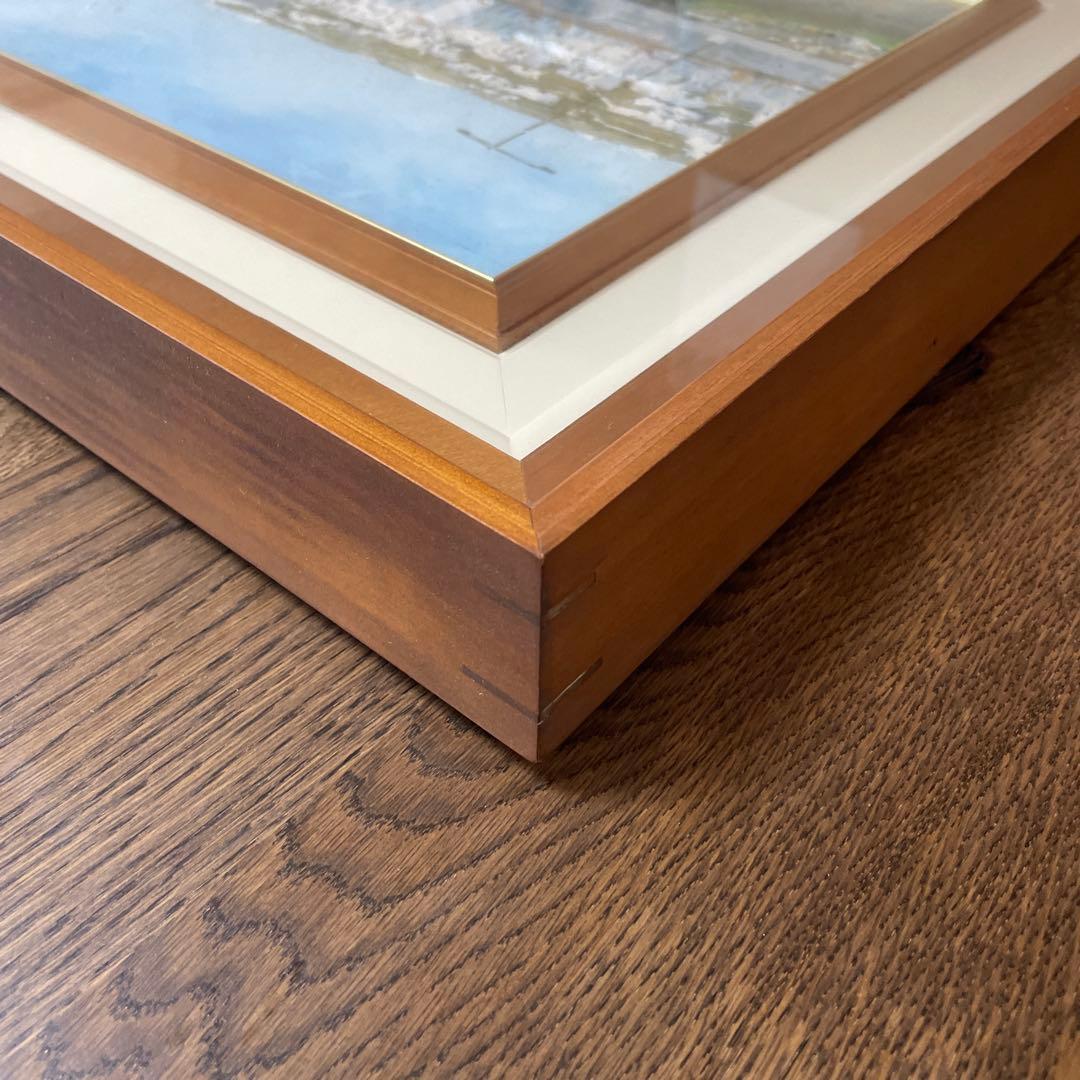 平井和夫 ミコノス島　油絵