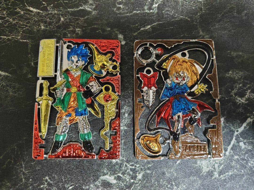 ドラゴンクエスト Ⅵ パキパキカード フルカラーメッキ 主人公 バーバラ