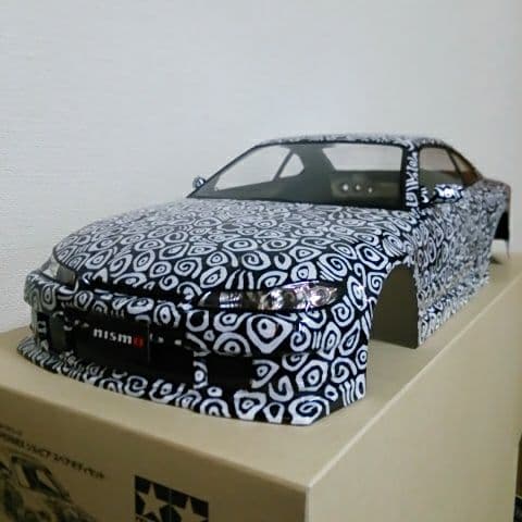 塗装済み タミヤSP.1258 S15シルビア 開発カムフラージュ仕様