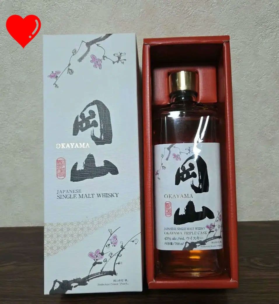 『岡山』シングルモルトウイスキー 　トリプルカスク◾700ml　1本箱入り