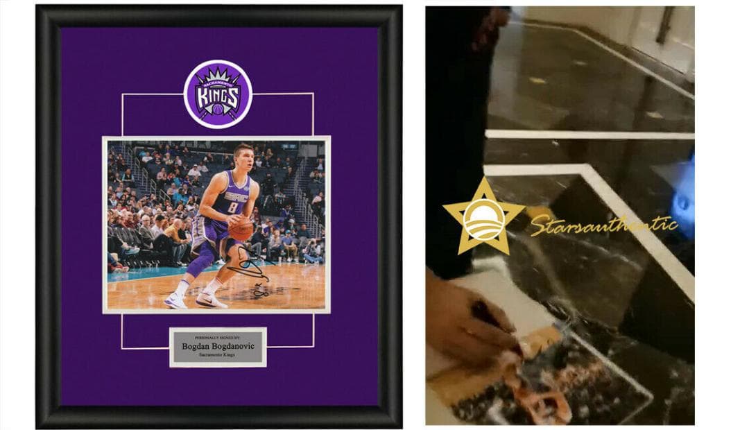 直筆サイン入り写真 ボグダン・ボグダノヴィッチ キングス SA鑑定済