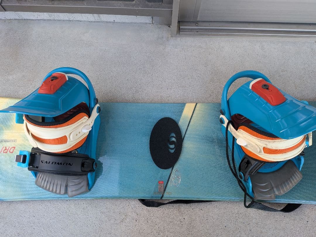 スノーボード 青 水色 バインディング付き