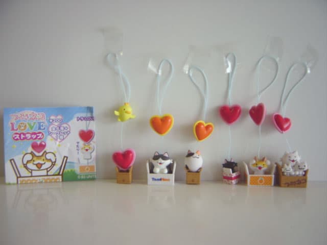 ♯Isi31BT つみネコ LOVE ストラップ 全6種