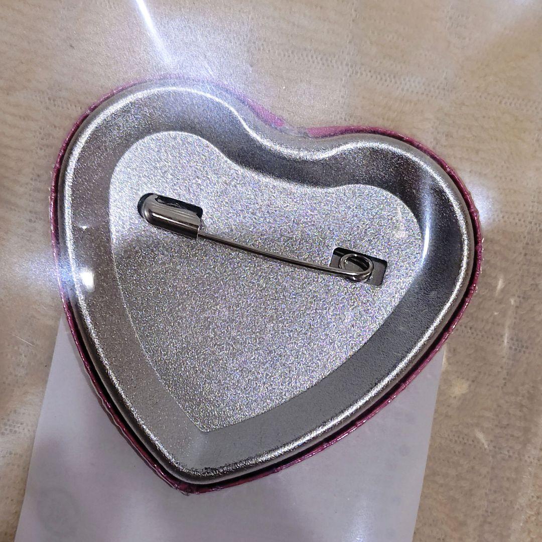 ダンガンロンパ　ナンジャタウン　テレ顔　ハート缶バッジ　春川魔姫