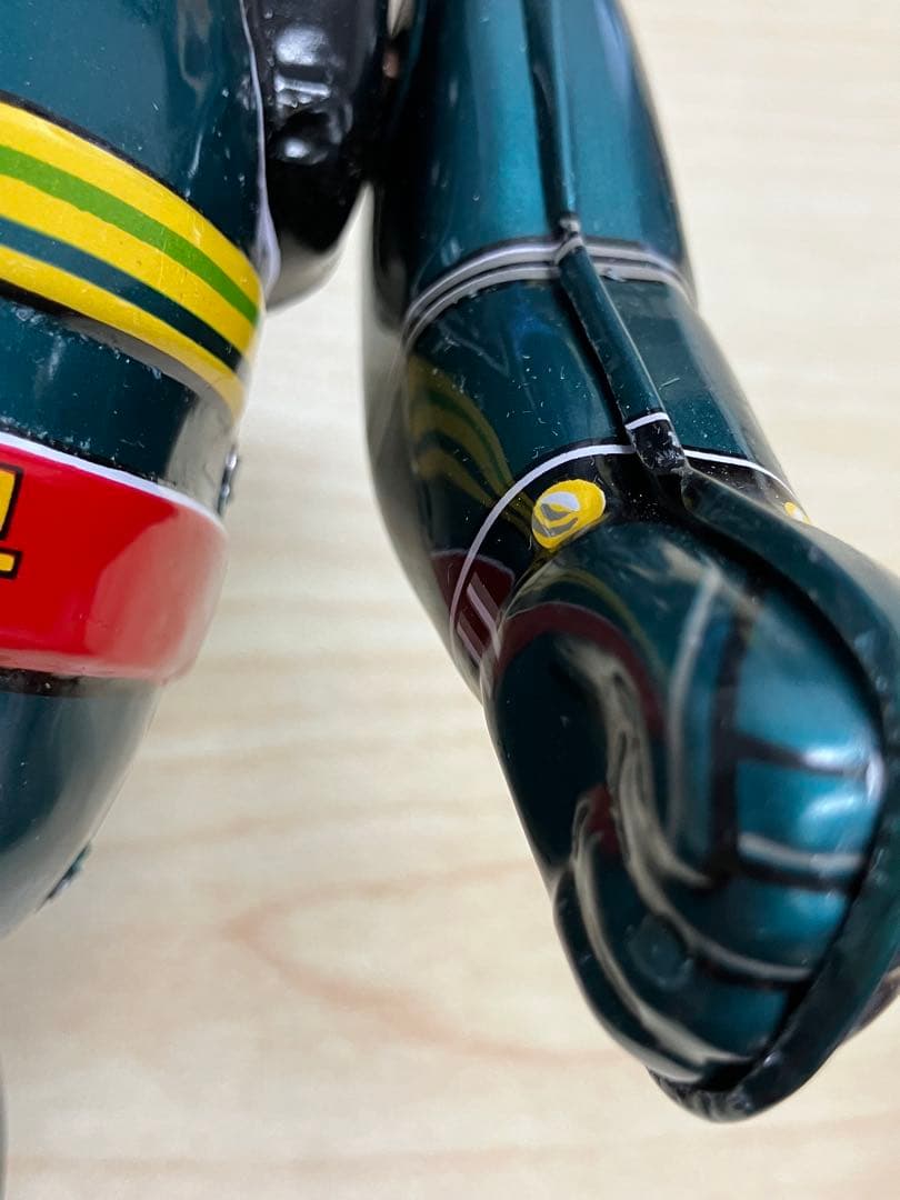 oval様希少！激レア！鉄人28号　ブリキ　おもちゃ　緑　ビリケン商会