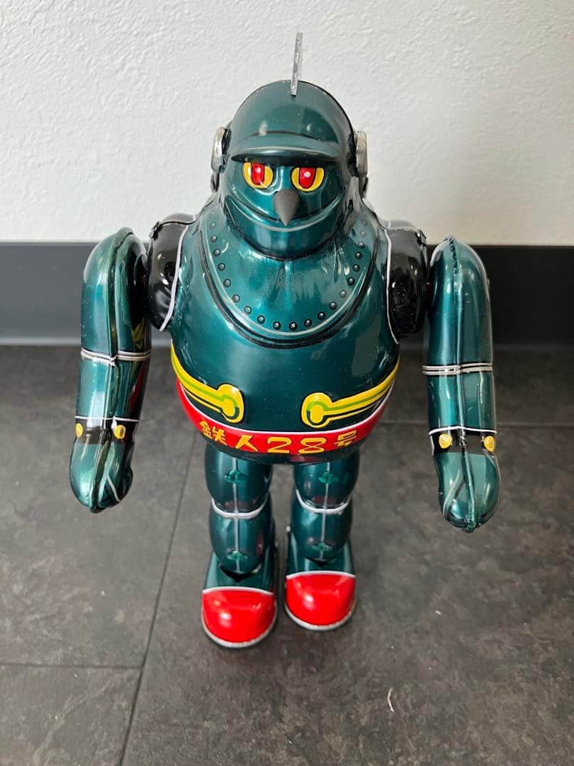 oval様希少！激レア！鉄人28号　ブリキ　おもちゃ　緑　ビリケン商会