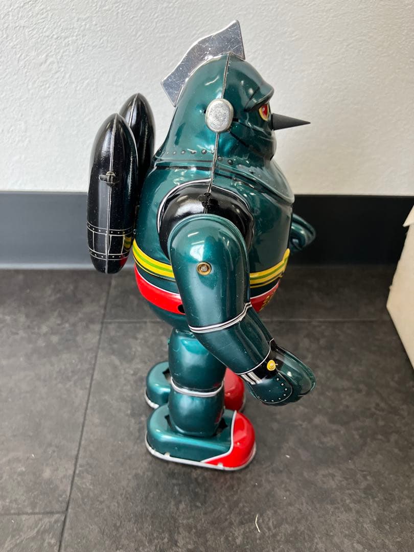 oval様希少！激レア！鉄人28号　ブリキ　おもちゃ　緑　ビリケン商会