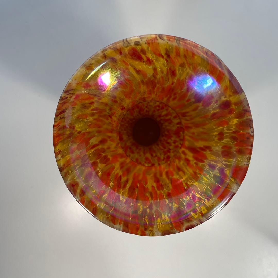 artGlass 装飾的フラワーベース