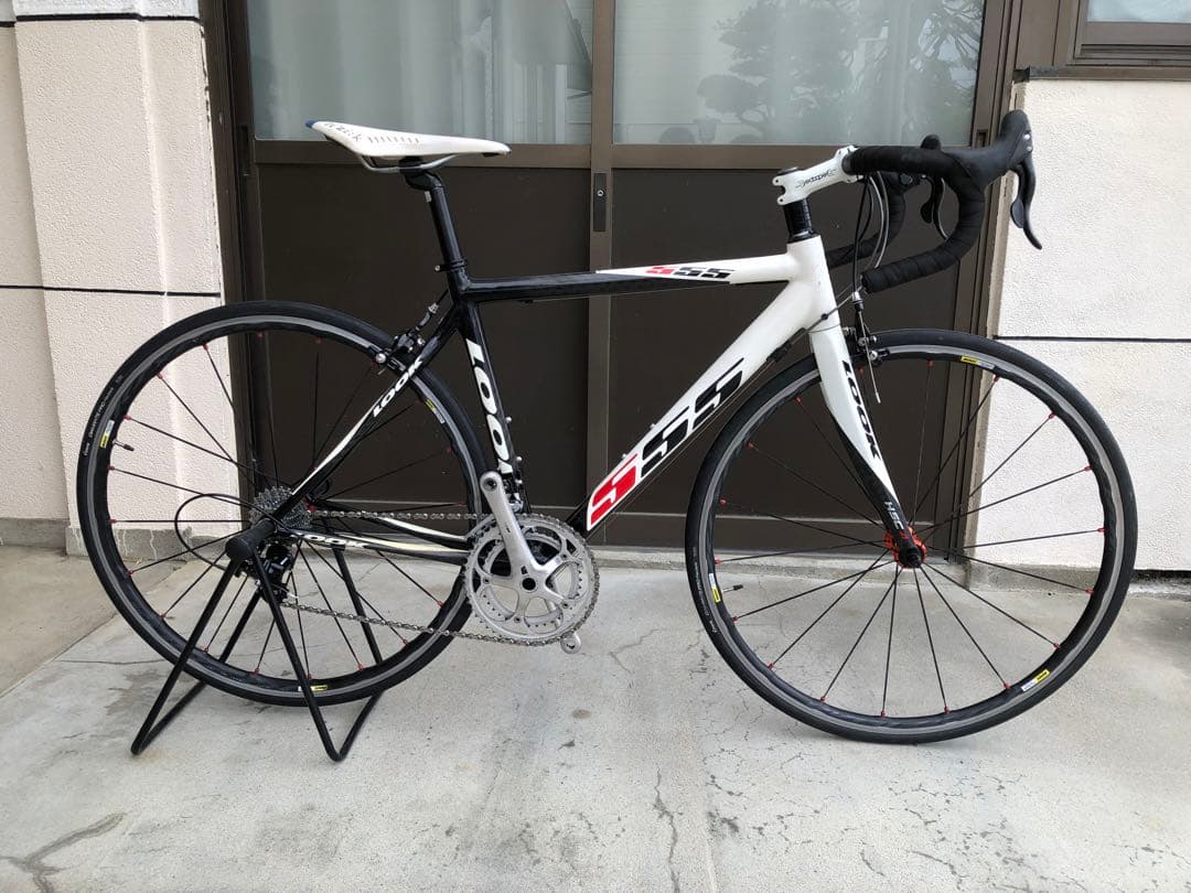 フルカーボン美品/全整備済LOOK/ルック555/新品カンパ・ヴェローチェ