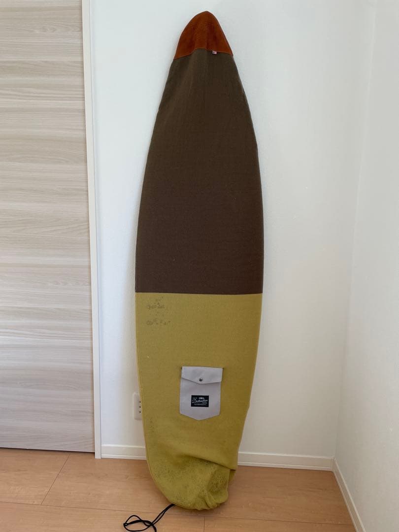 【カバー付】DHD DX1 ショートボード ホワイト/グリーン