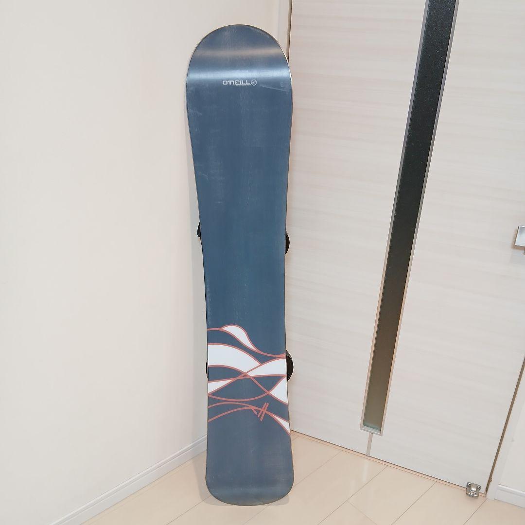 ☆美品☆ オニール　スノーボード板　142cm ビンディング付き　サイズM