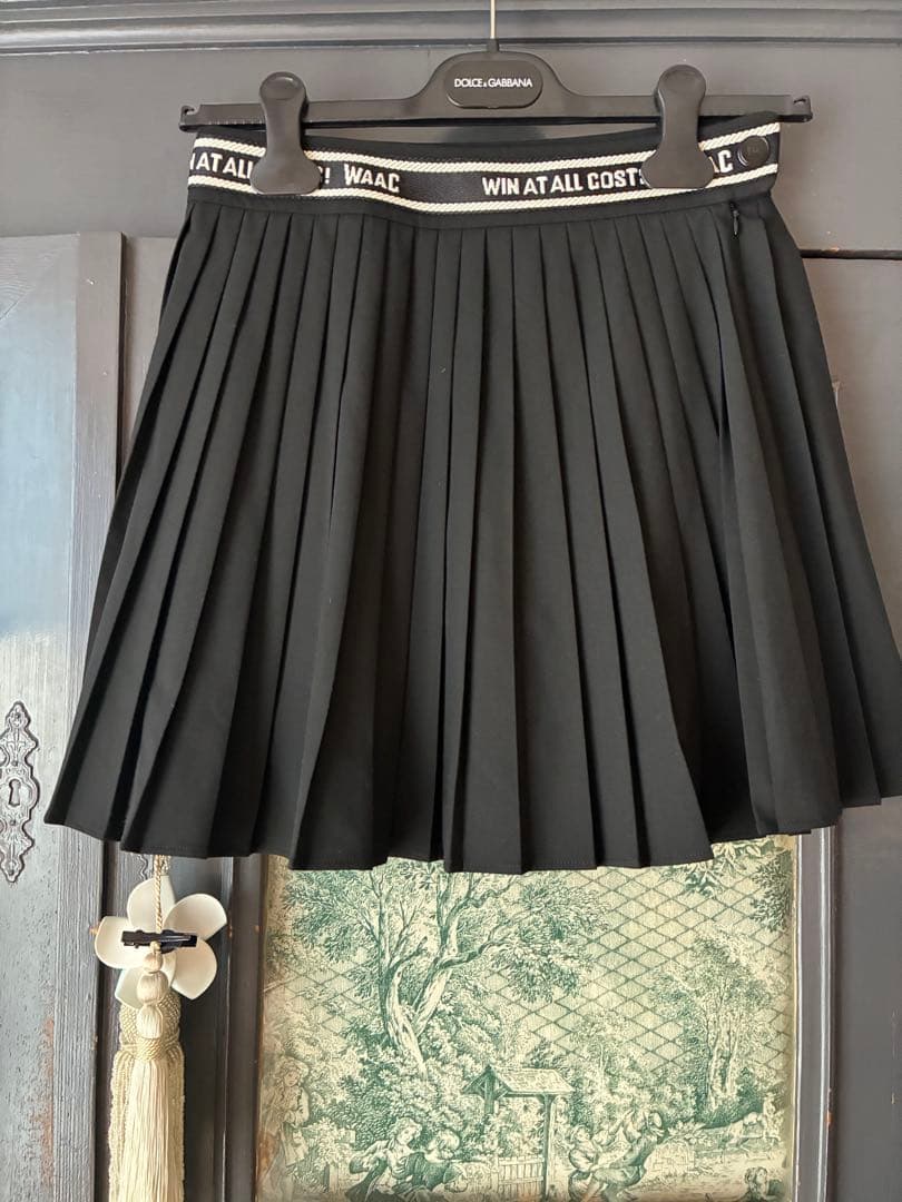 WAAC ブラック プリーツスカート