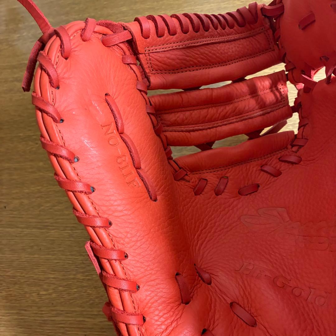 ハイゴールド スペシャルオーダー 一般軟式 ファーストミット 極美品