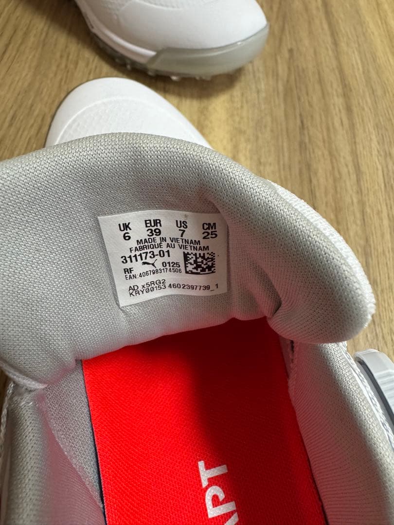 Puma ゴルフシューズ ホワイト　25cm