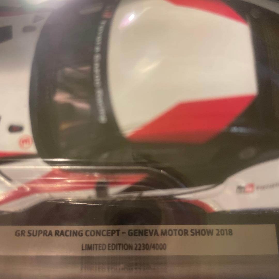 絶版　TOYOTA GR別注　1/43 GR スープラ レーシング コンセプト