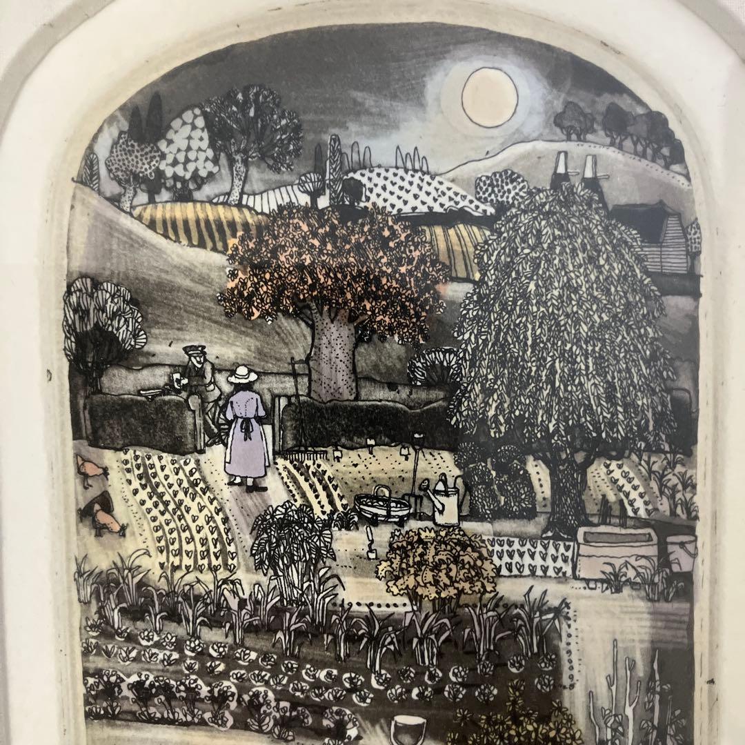 銅版画　グラハムクラーク「ジョーの家」