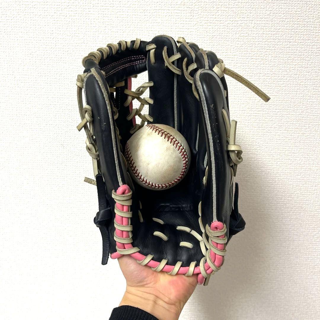852 ミズノ ビューリーグ 極美品 軟式 オールラウンド グローブ