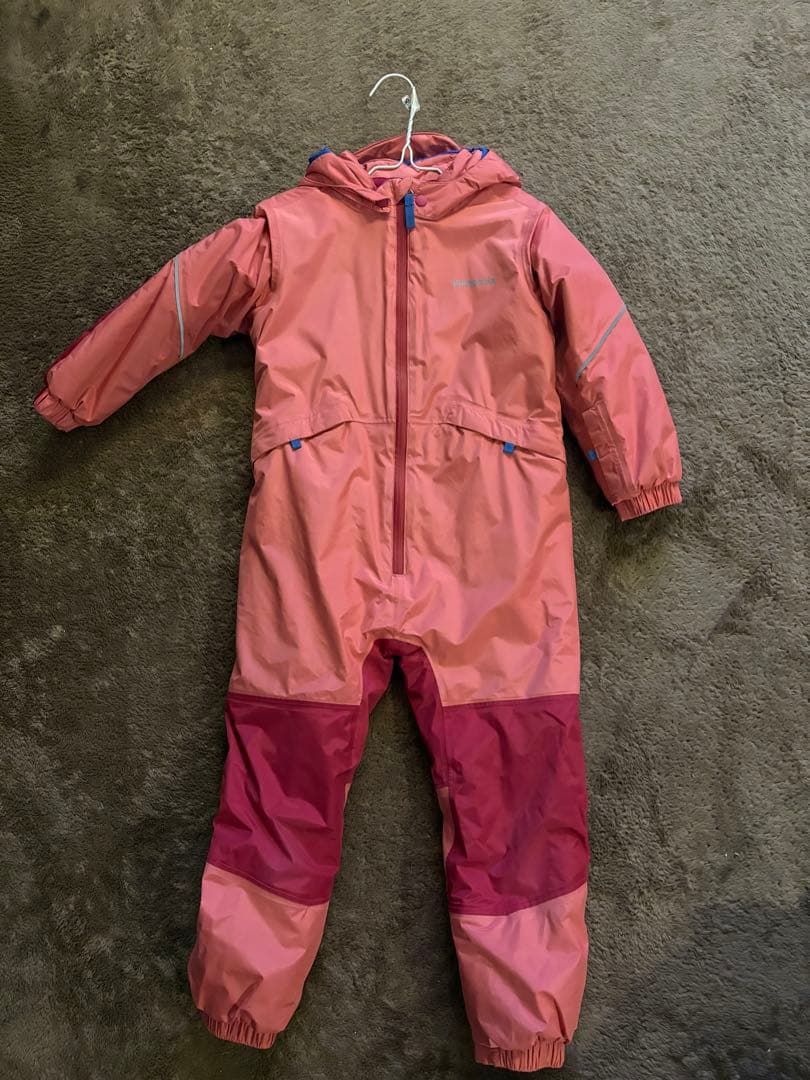 Patagonia 子供用スキーウェア ピンク