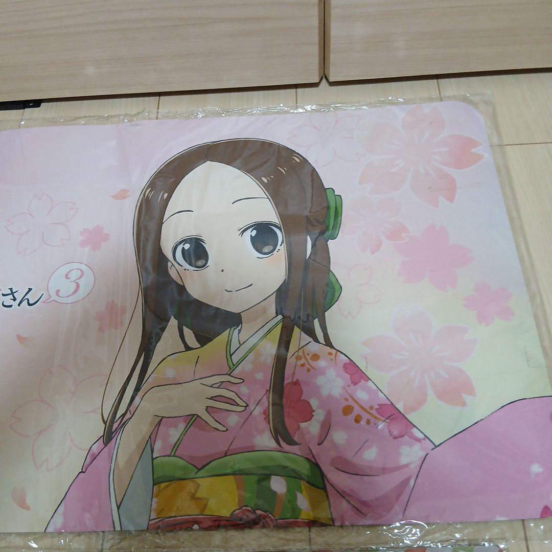 からかい上手の高木さん　ラバーマット　プレイマット　缶バッジ　ケース