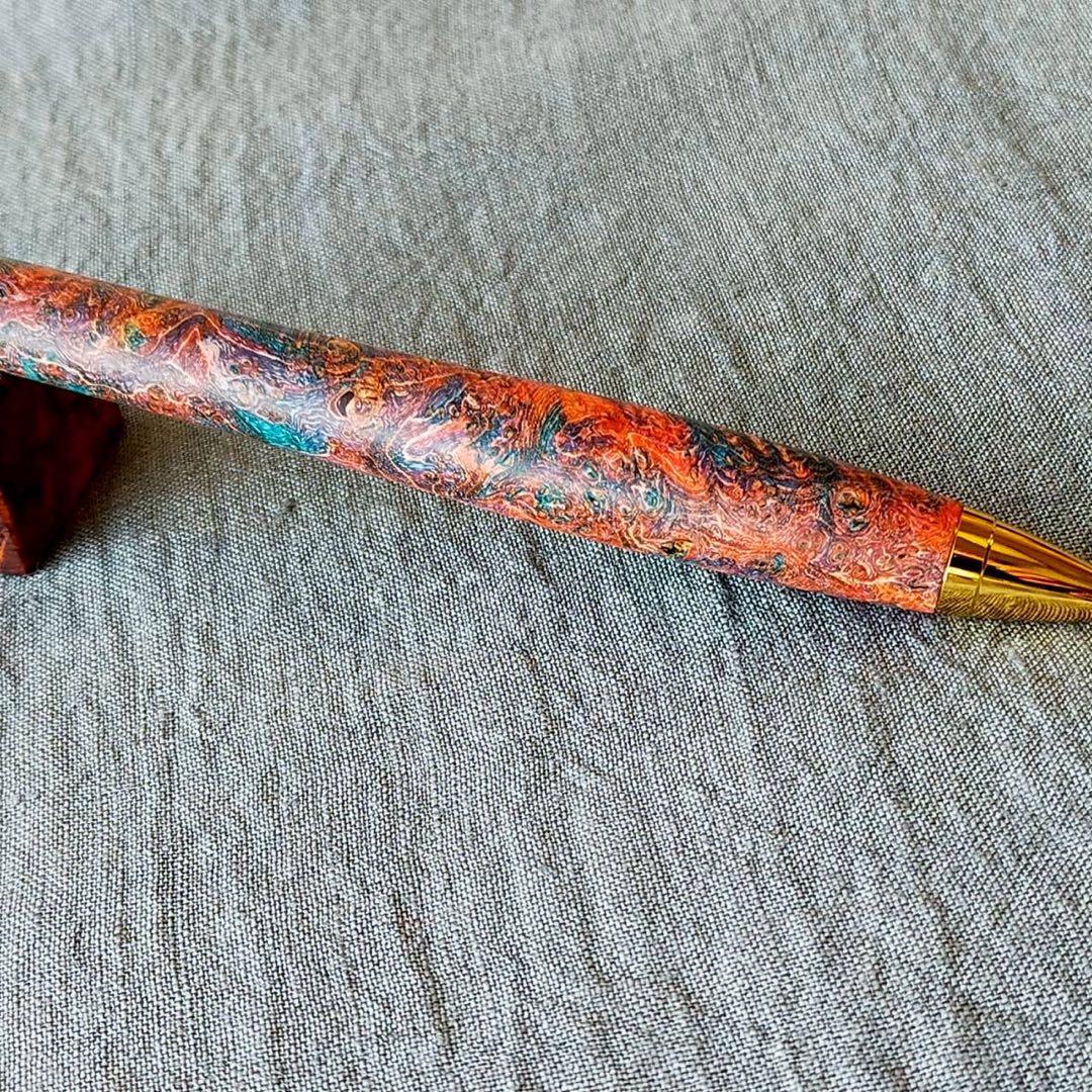 【星雲】　スタビライズドウッド　ハンドメイド　木軸シャープペン　0.5mm