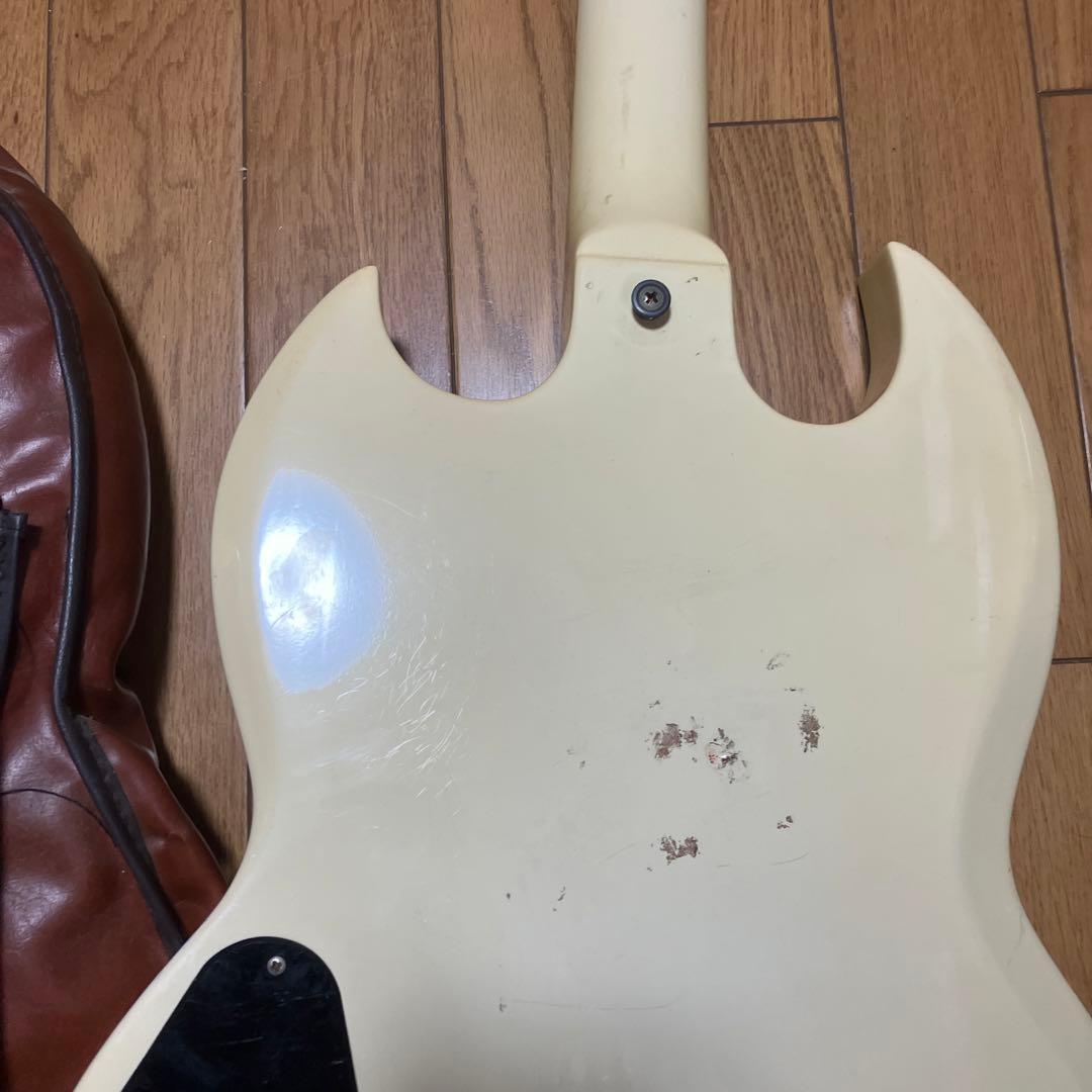 Burny RSG 白　ホワイト　エレキギター　ヴィンテージ