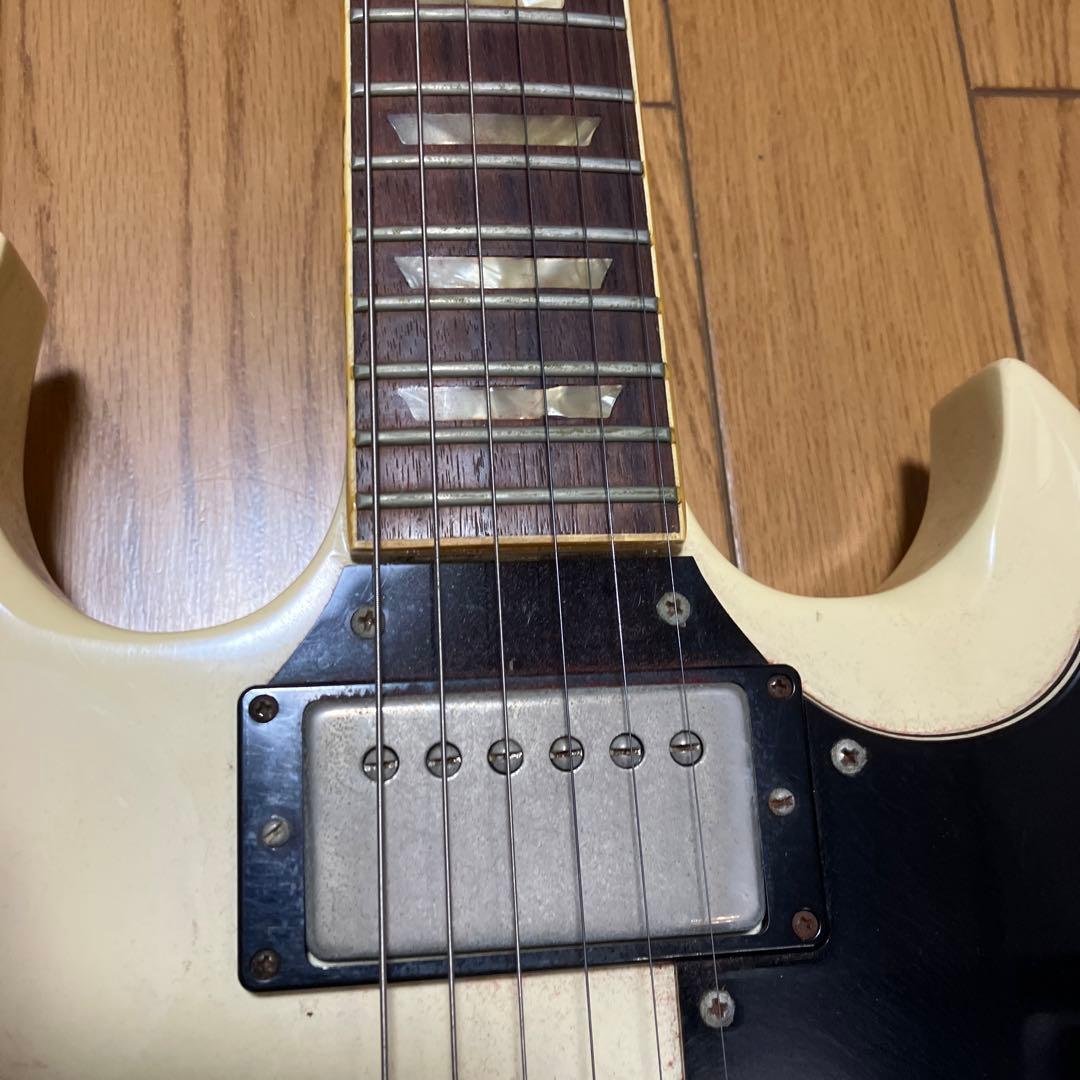 Burny RSG 白　ホワイト　エレキギター　ヴィンテージ