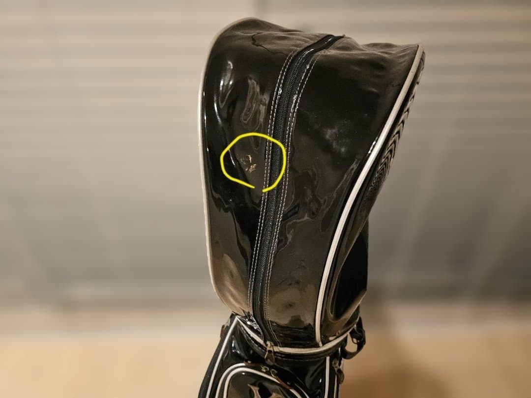 ジャンボ尾崎　Mマーク　限定キャディバッグ　ブラック　黒