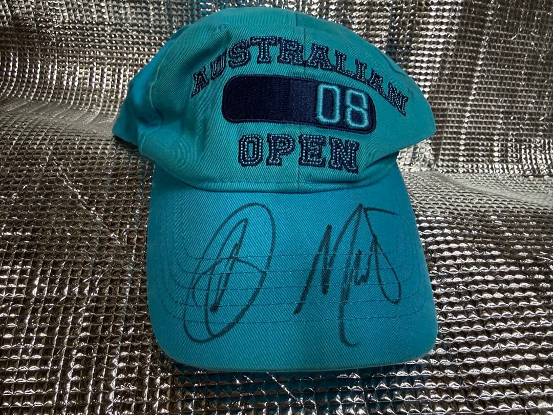 2008全豪オープン サイン入りキャップ