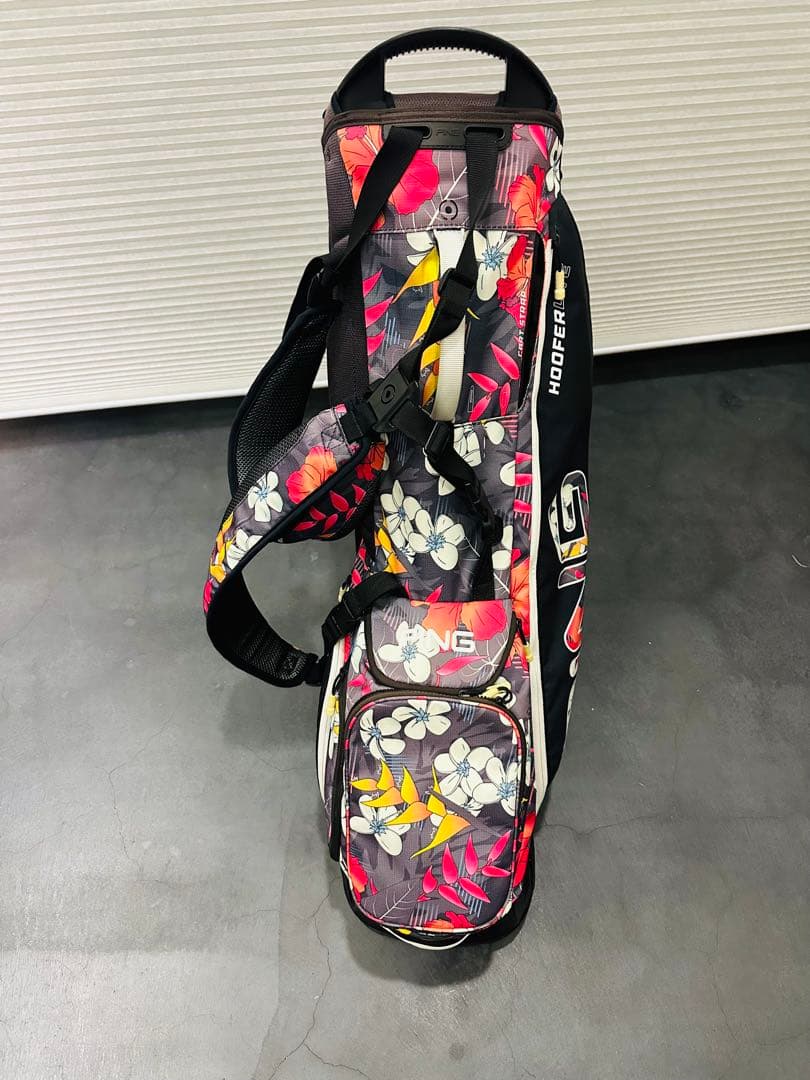 PING Hoofer スタンドバッグ フラワーパターン
