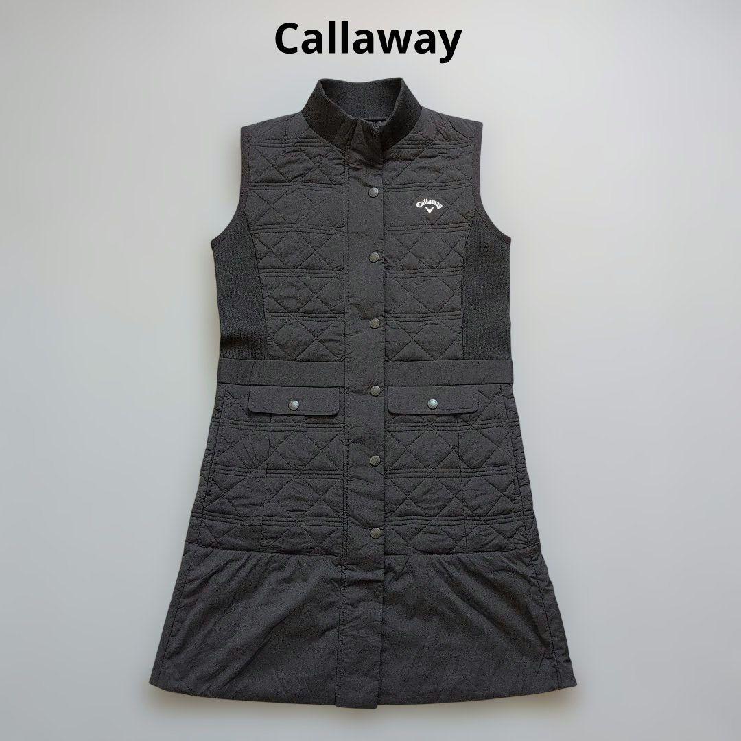 【未使用】キャロウェイゴルフ軽量ダウンワンピース　黒　M