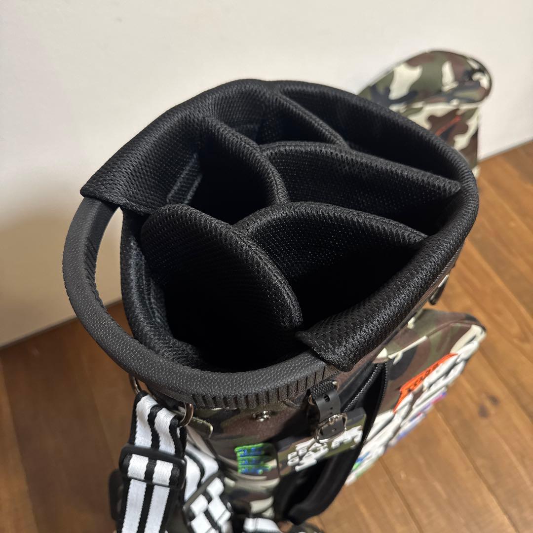 パーリーゲイツ スタンド式　キャディバッグ　ワッペンカモ