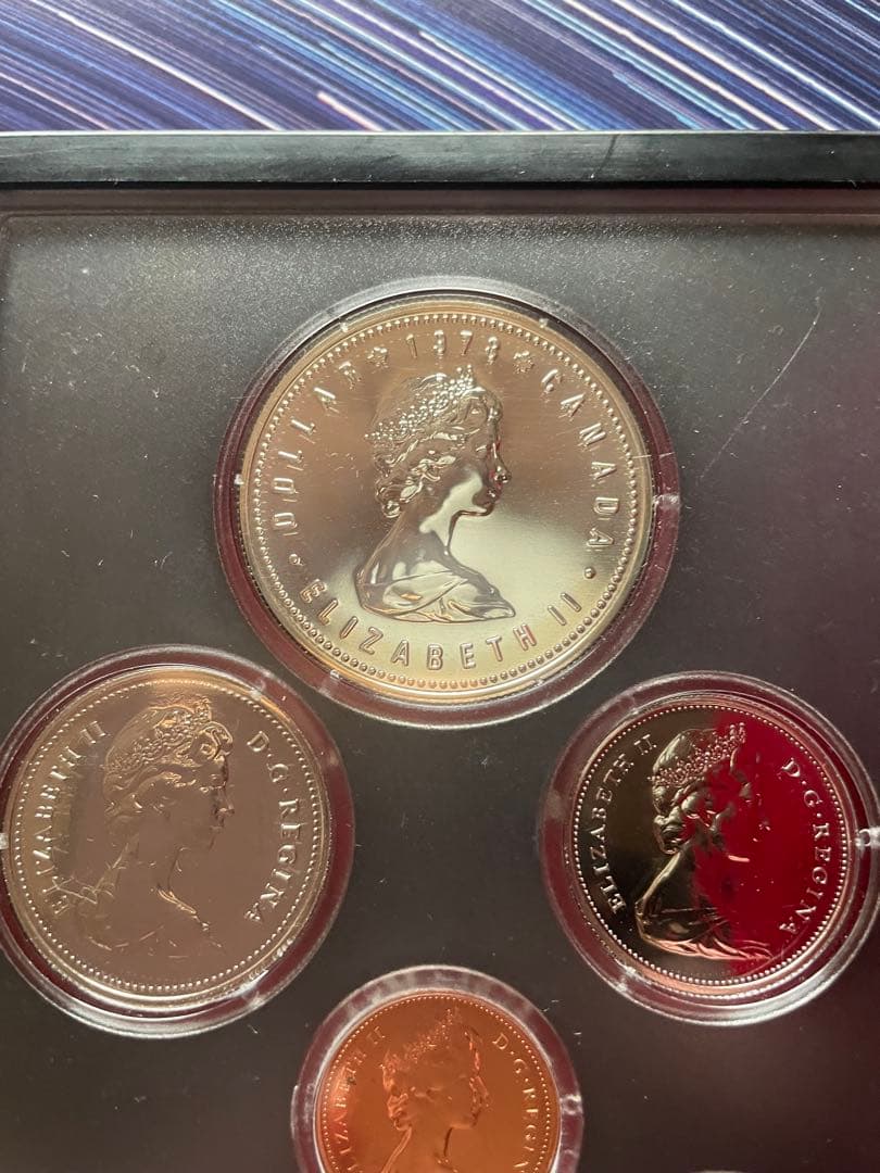 ロイヤルカナディアンミント旧プルーフ貨幣セット 7枚 (銀貨入り)