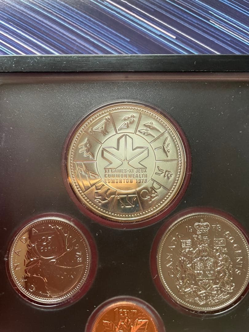 ロイヤルカナディアンミント旧プルーフ貨幣セット 7枚 (銀貨入り)