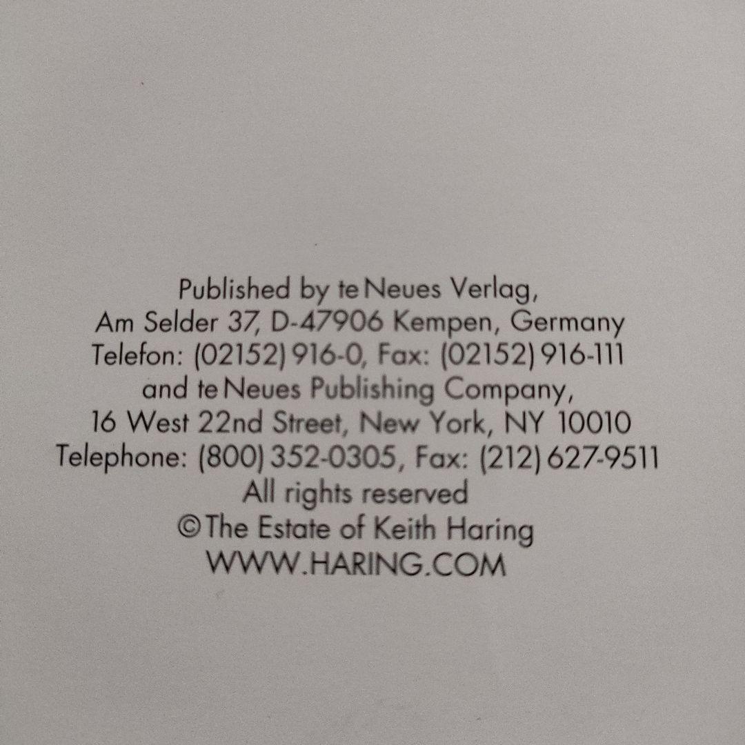 \"未使用\"キースヘリング Keith Haringリトポスター　1998カレンダ