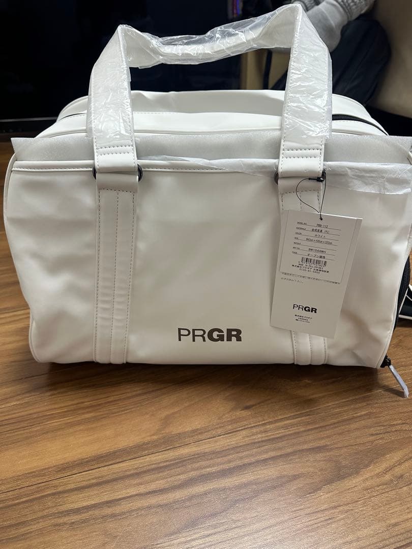 PRGR ゴルフバッグ ホワイト