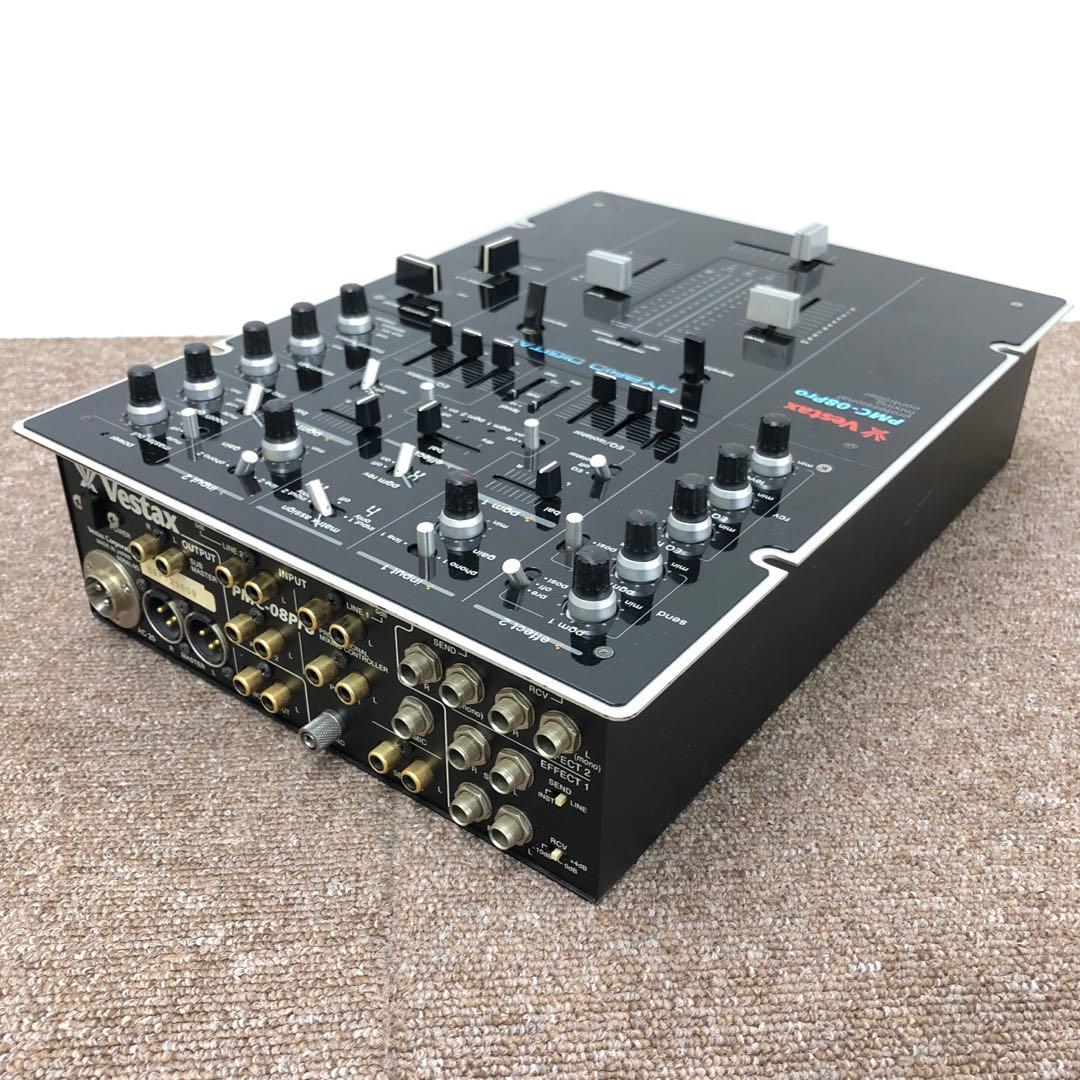 【美品】　Vestax PMC-08Pro ミキシングコントロール、DJミキサー