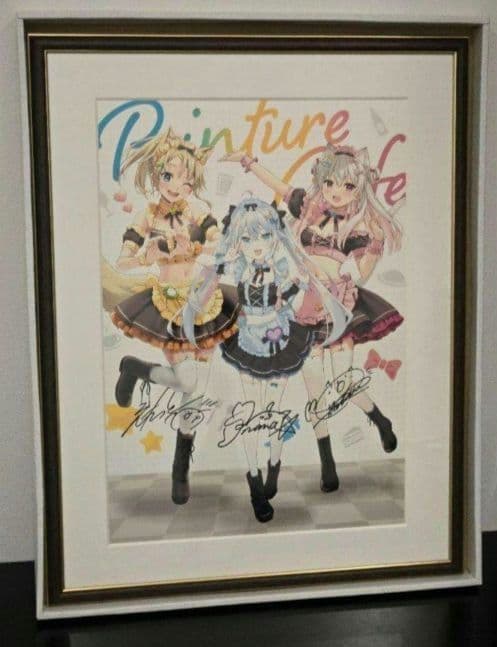 複製原画　えれっと　カグラナナ　なつめえり　自筆サイン入り