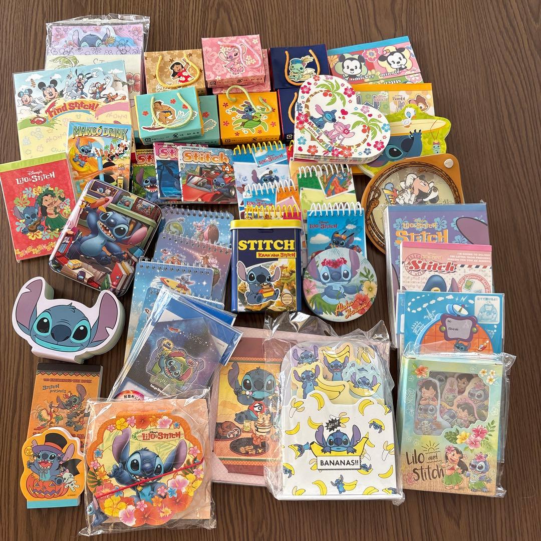 【週末セール】【新品中古】ディズニー　スティッチ　メモ　まとめ売り