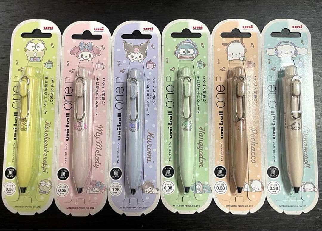 ユニボールワンP　サンリオ　sanrio　ボールペン　uni-ball onep