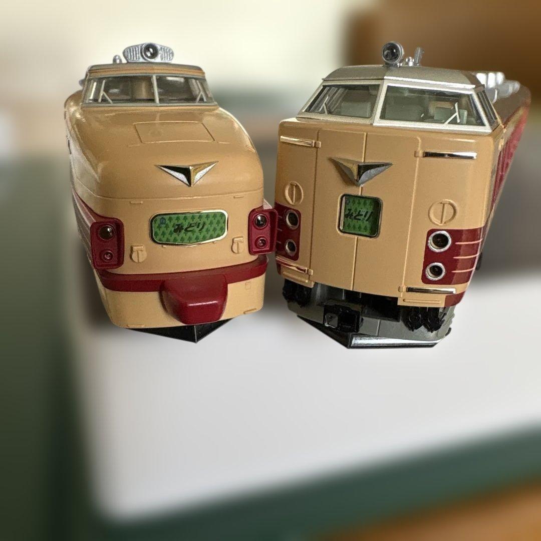 【希少】KATO 485系 特急「みどり」 4両セット④連結用カプラー交換済み