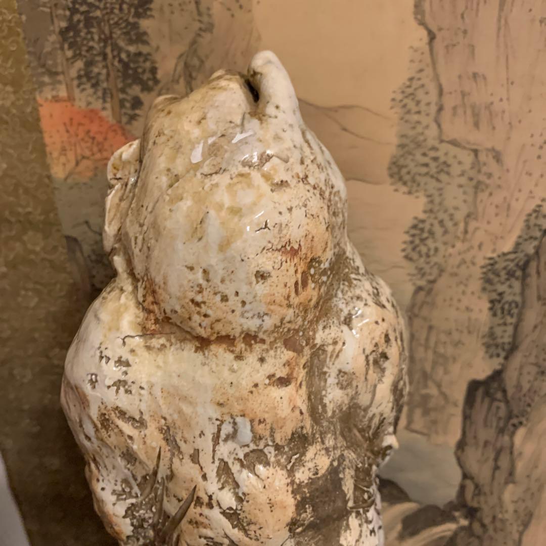 達磨　　置物　　二六焼 時代箱　美品　157